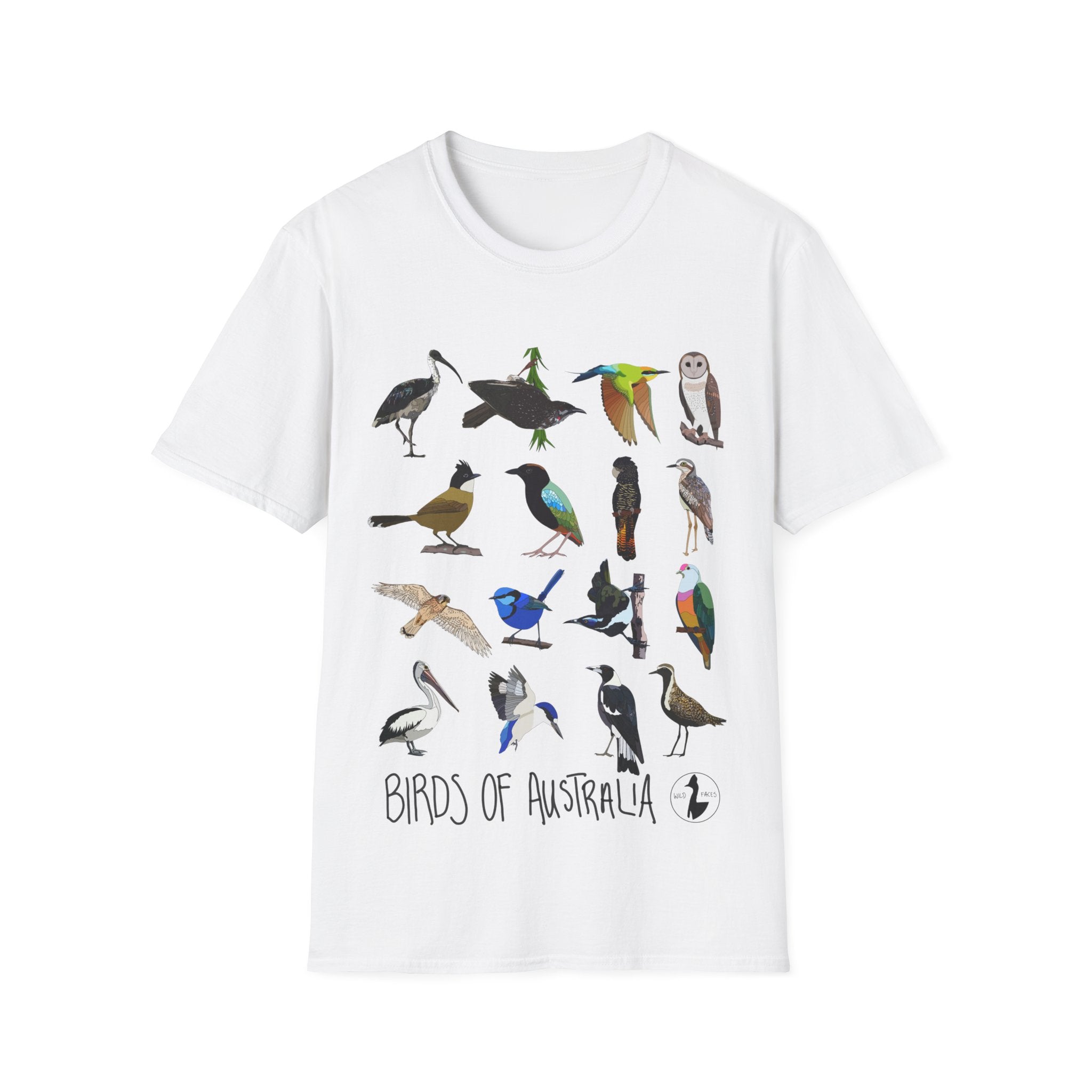Birds of Australia 1 - Unisex Softstyle T-Shirt