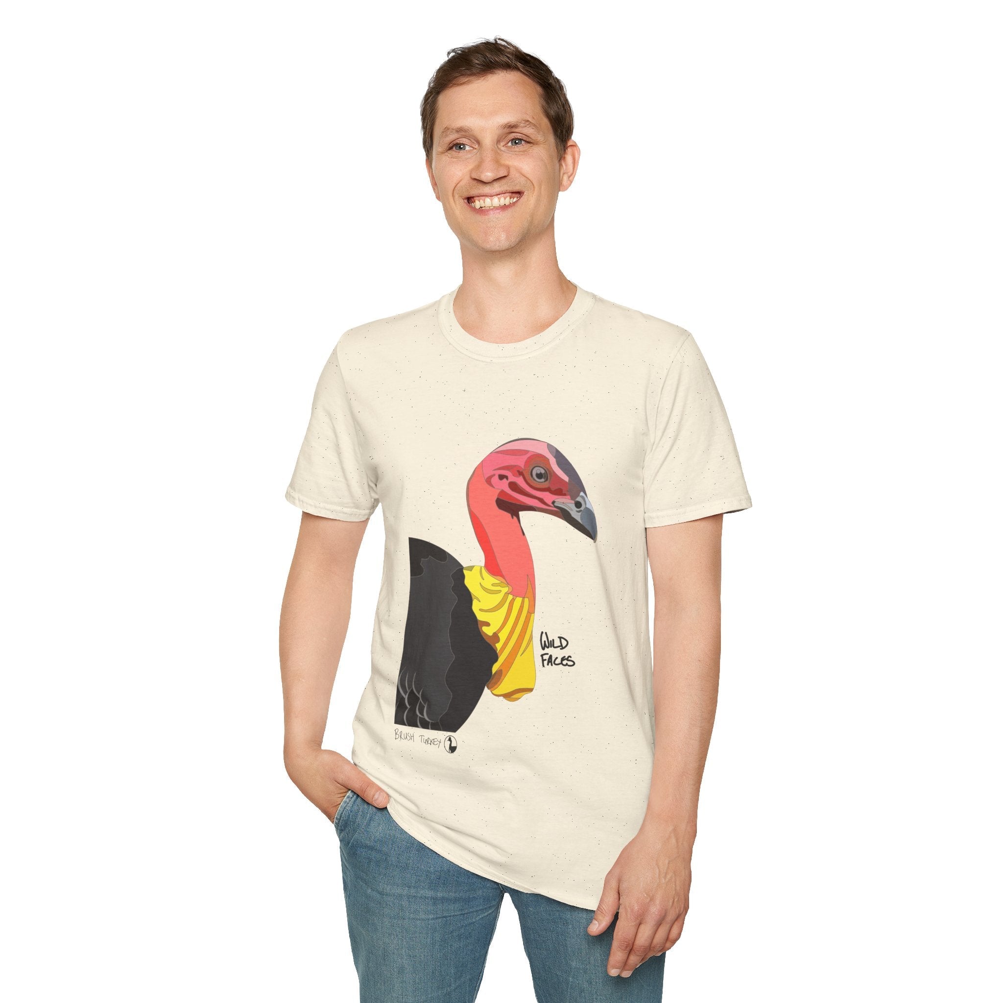 Australian Brushturkey - Unisex Softstyle T-Shirt Printify