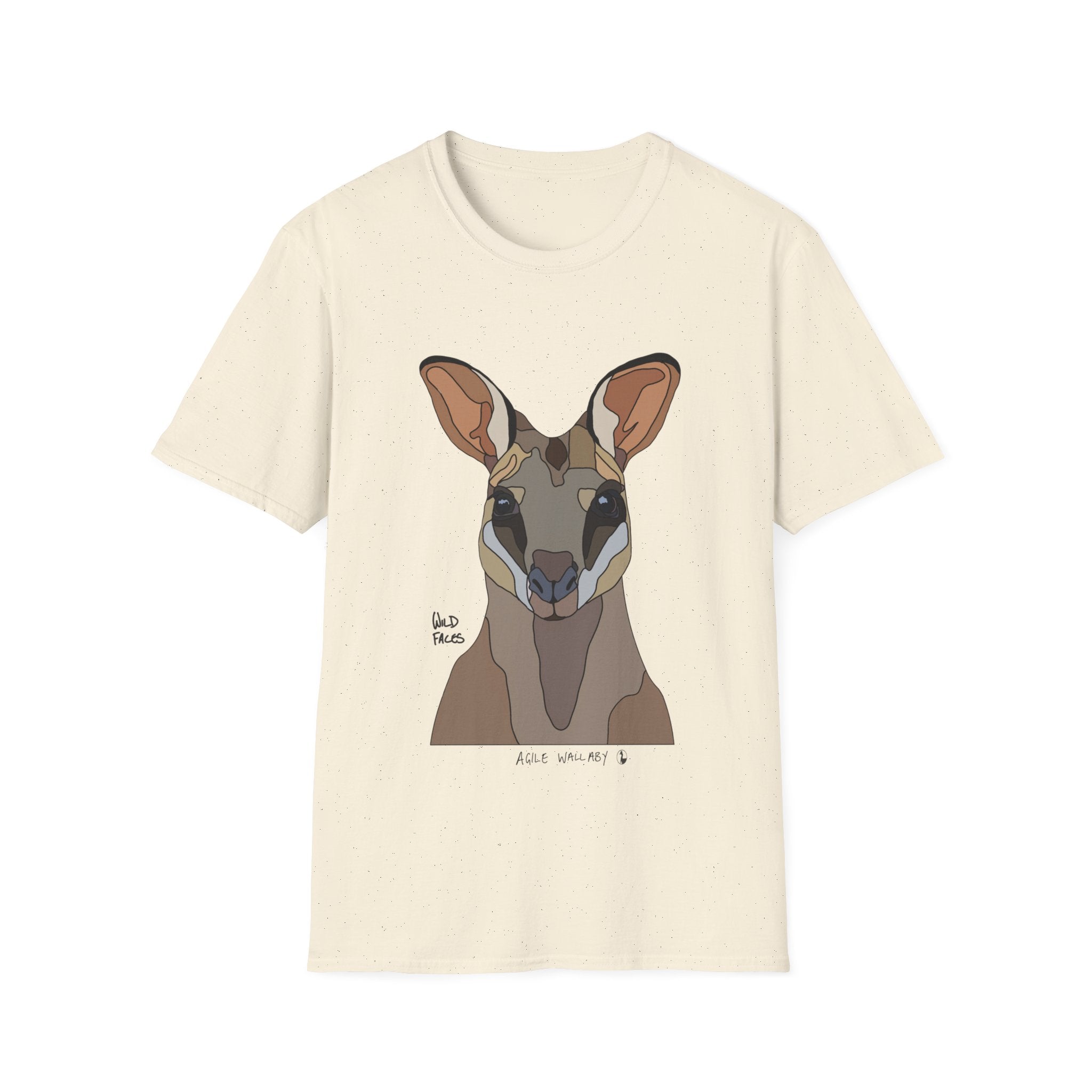 Agile Wallaby - Unisex Softstyle T-Shirt Printify