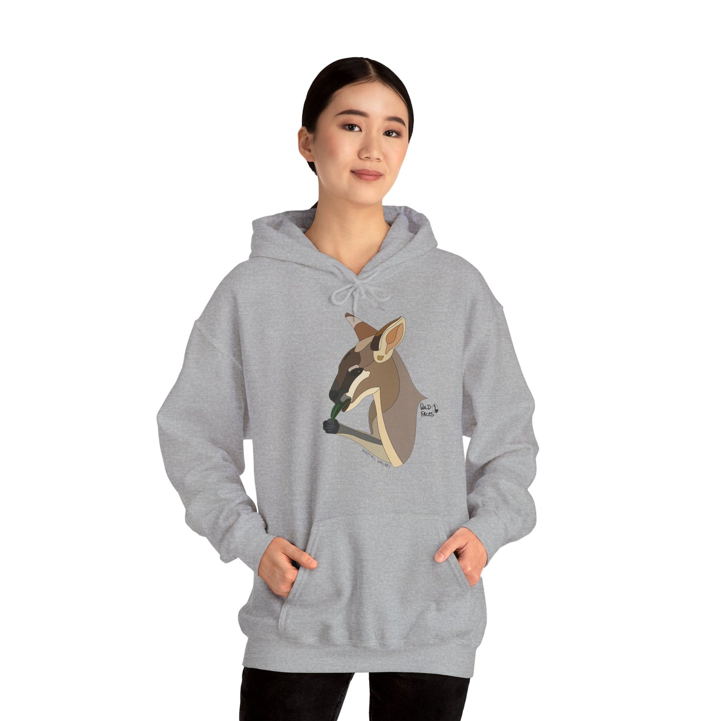 Whiptail Wallaby | Unisex Heavy Blend™ Hooded Sweatshirt