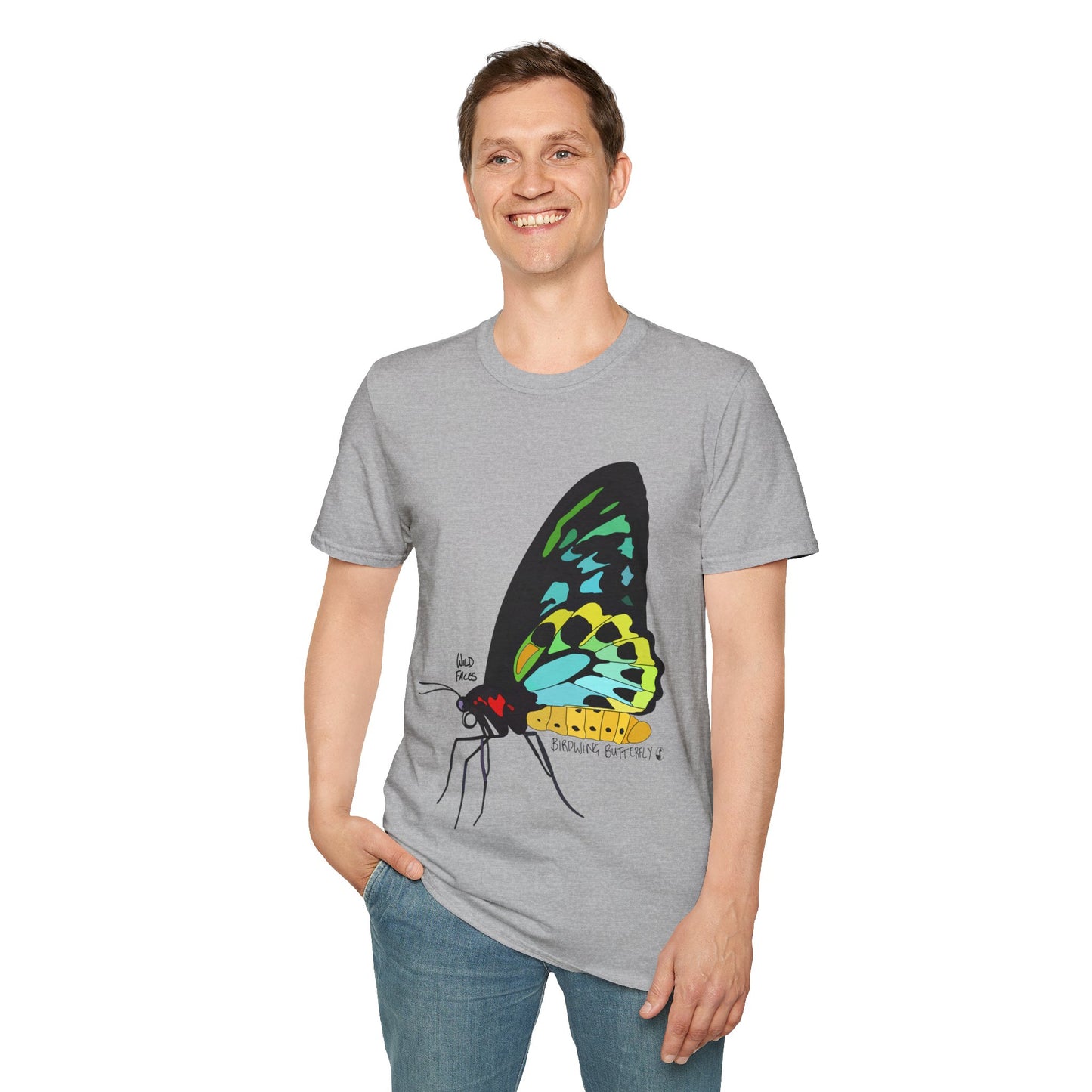 Birdwing Butterfly - Unisex Softstyle T-Shirt