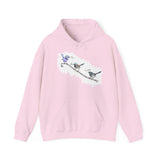 A trio of Fairywrens (spendid, superb and lovely) | Unisex Heavy Blend™ Hooded Sweatshirt Printify