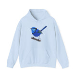 Splendid Fairy-wren | Unisex Heavy Blend™ Hooded Sweatshirt