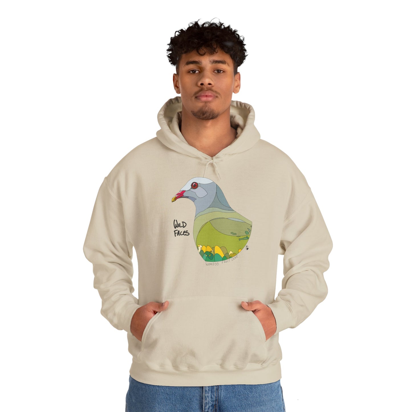 Wompoo Fruit Dove | Unisex Heavy Blend™ Hooded Sweatshirt