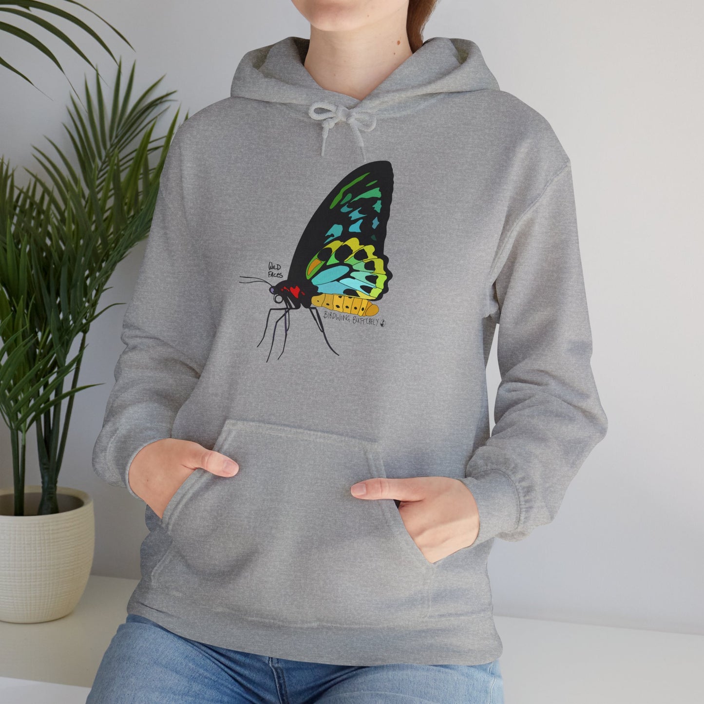 Birdwing Butterfly | Unisex Heavy Blend™ Hooded Sweatshirt