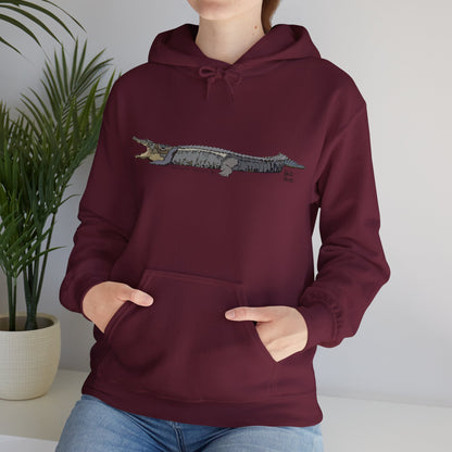 Saltwater Crocodile | Unisex Heavy Blend™ Hooded Sweatshirt