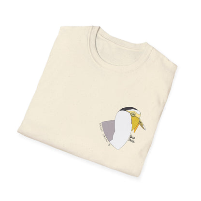 Masked Lapwing - Small design - Unisex Softstyle T-Shirt