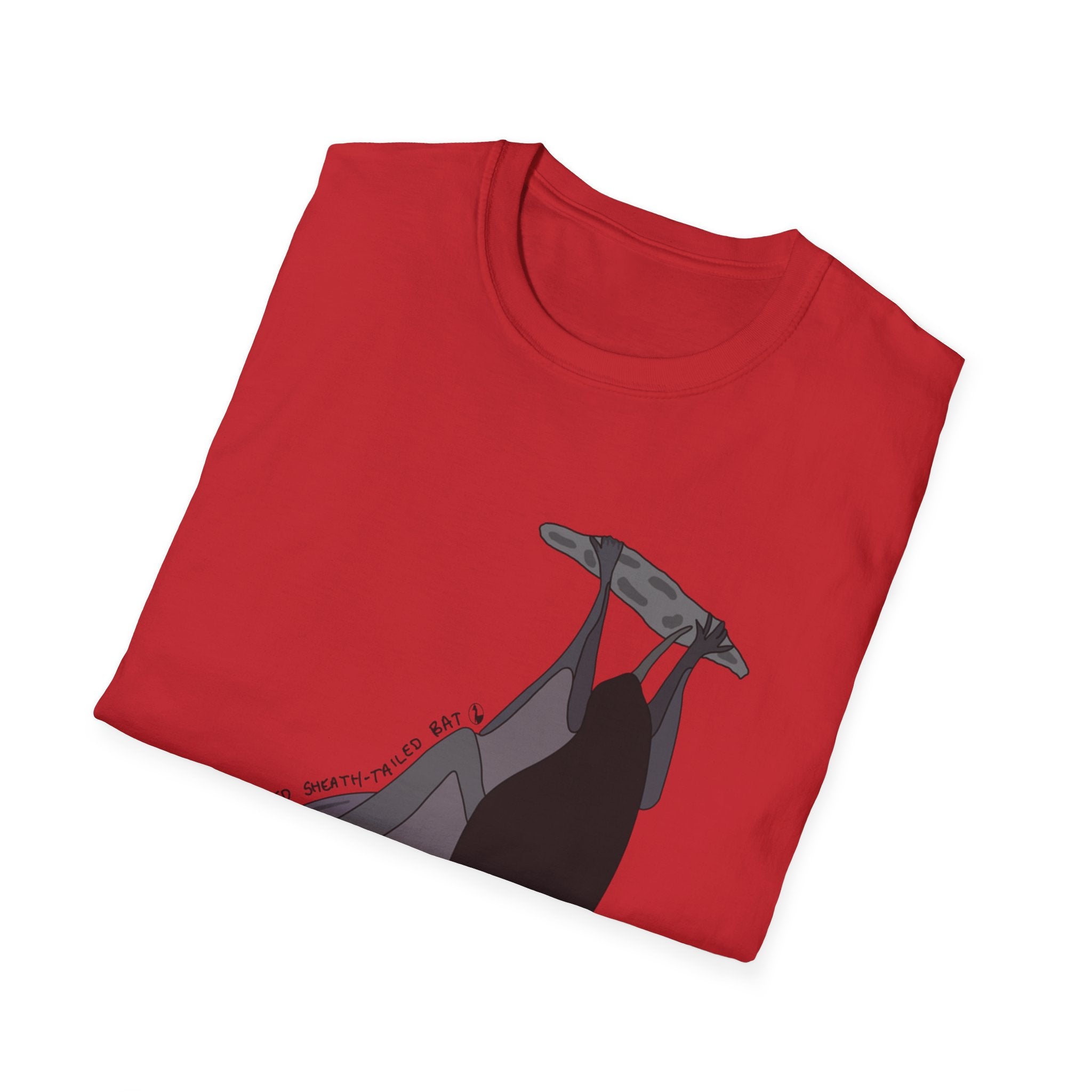 Yellow-bellied Sheath-tailed Bat - Unisex Softstyle T-Shirt - Wild Faces