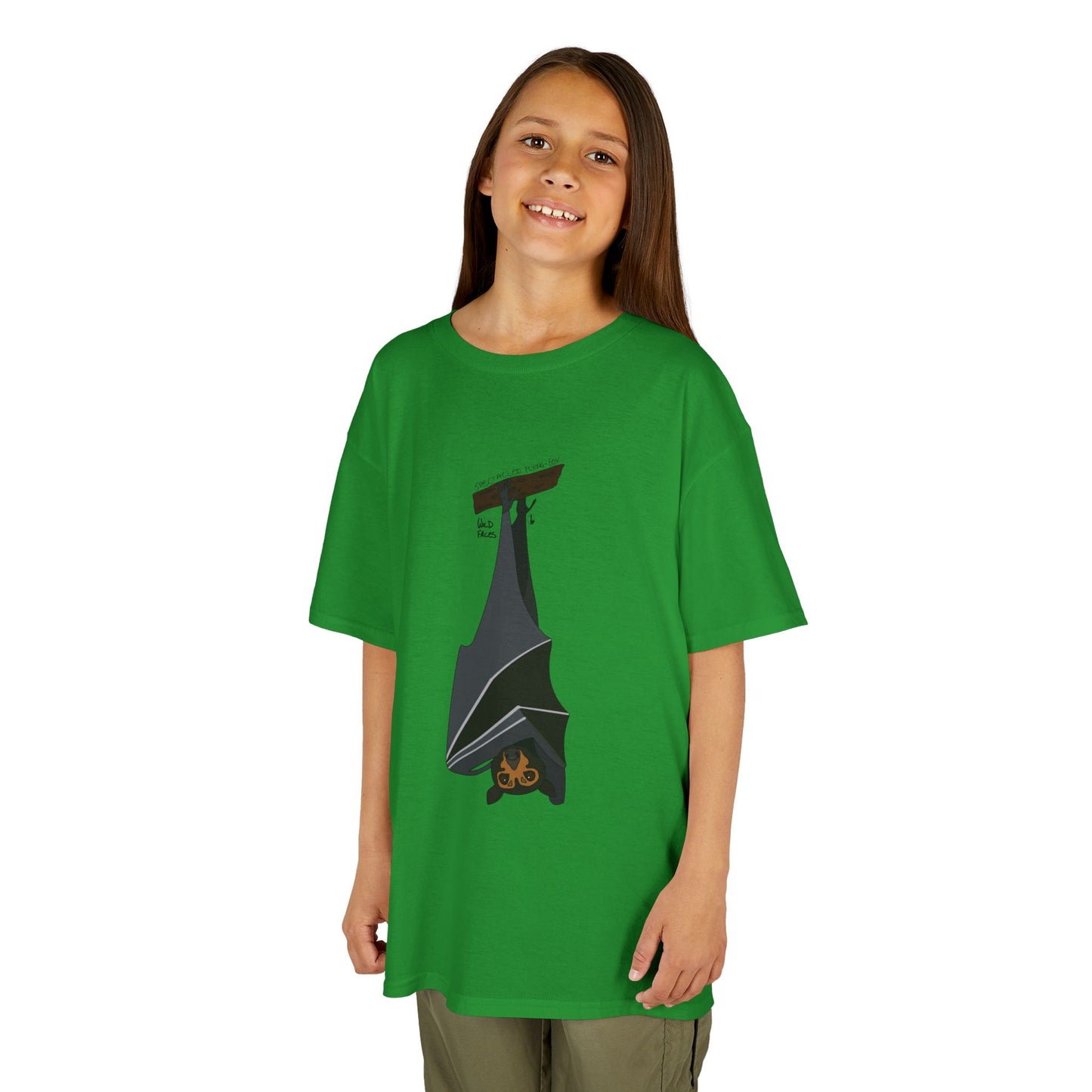 Spectacled Flying Fox | Kids Heavy Cotton™ Tee