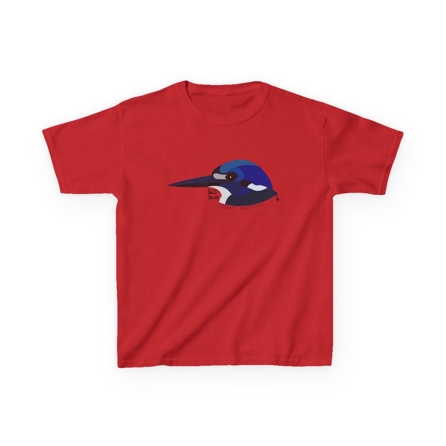 Forest Kingfisher (head) | Kids Heavy Cotton™ Tee