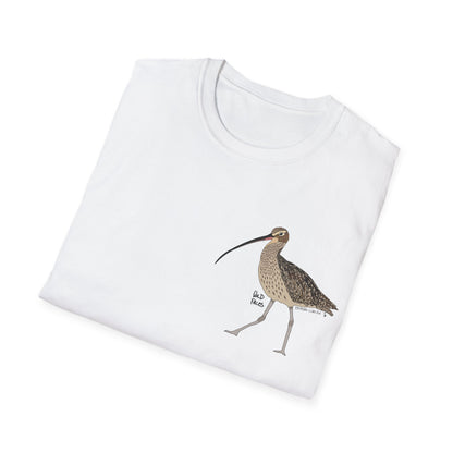 Eastern Curlew- Small design - Unisex Softstyle T-Shirt