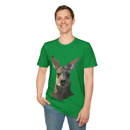 Eastern Grey Kangaroo - Unisex Softstyle T-Shirt Printify