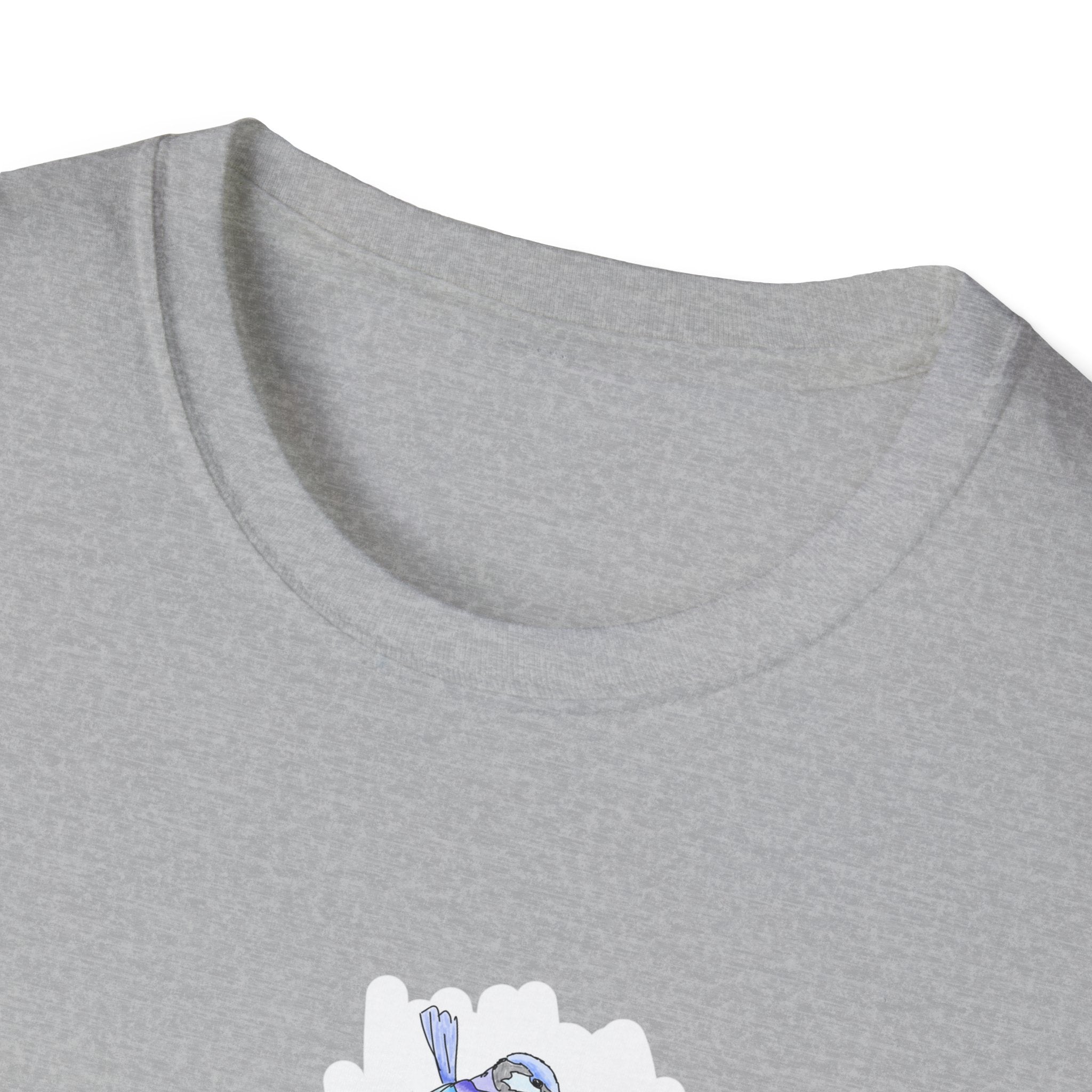 A trio of  Fairy-wrens (spendid, superb and lovely) - Small design - Unisex Softstyle T-Shirt Printify