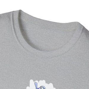 A trio of  Fairy-wrens (spendid, superb and lovely) - Small design - Unisex Softstyle T-Shirt Printify