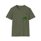 Rainbow Lorikeet - Small design - Unisex Softstyle T-Shirt
