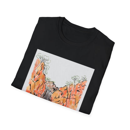 Southern Rockhole, Nitmiluk- Unisex Softstyle T-Shirt