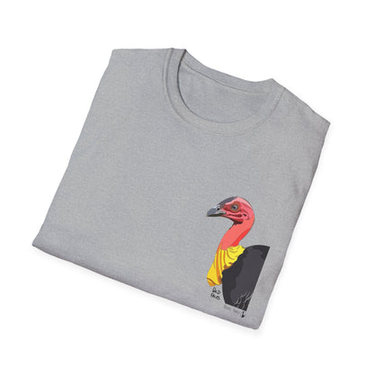 Australian Brushturkey - Small design - Unisex Softstyle T-Shirt