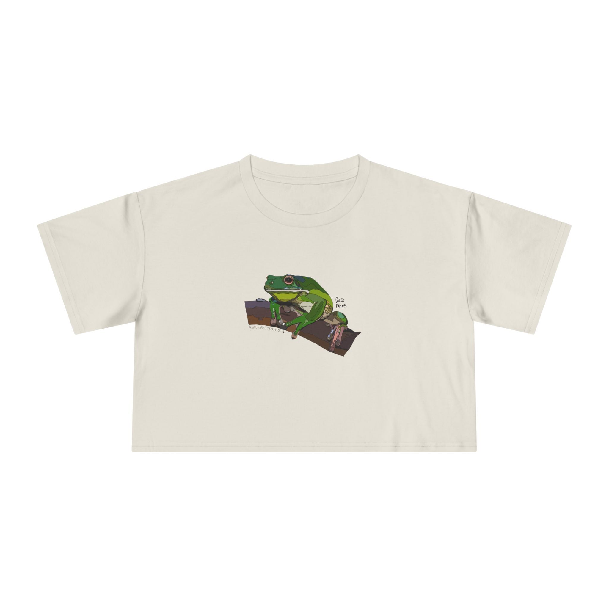 White-lipped Tree Frog - Women's Crop Tee
