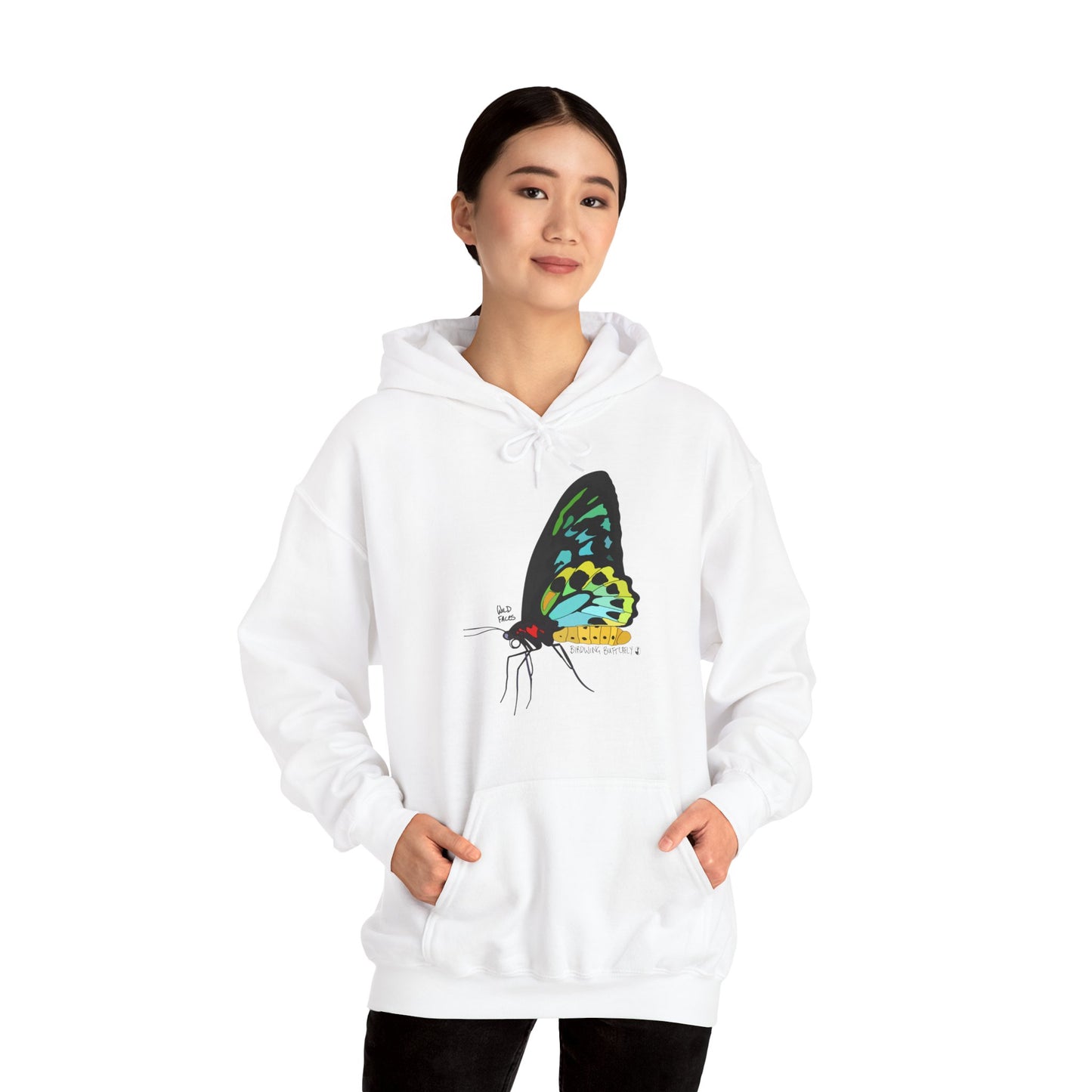 Birdwing Butterfly | Unisex Heavy Blend™ Hooded Sweatshirt