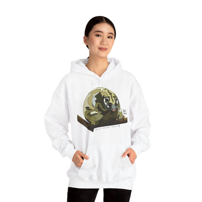 Green Ringtail | Unisex Heavy Blend™ Hooded Sweatshirt