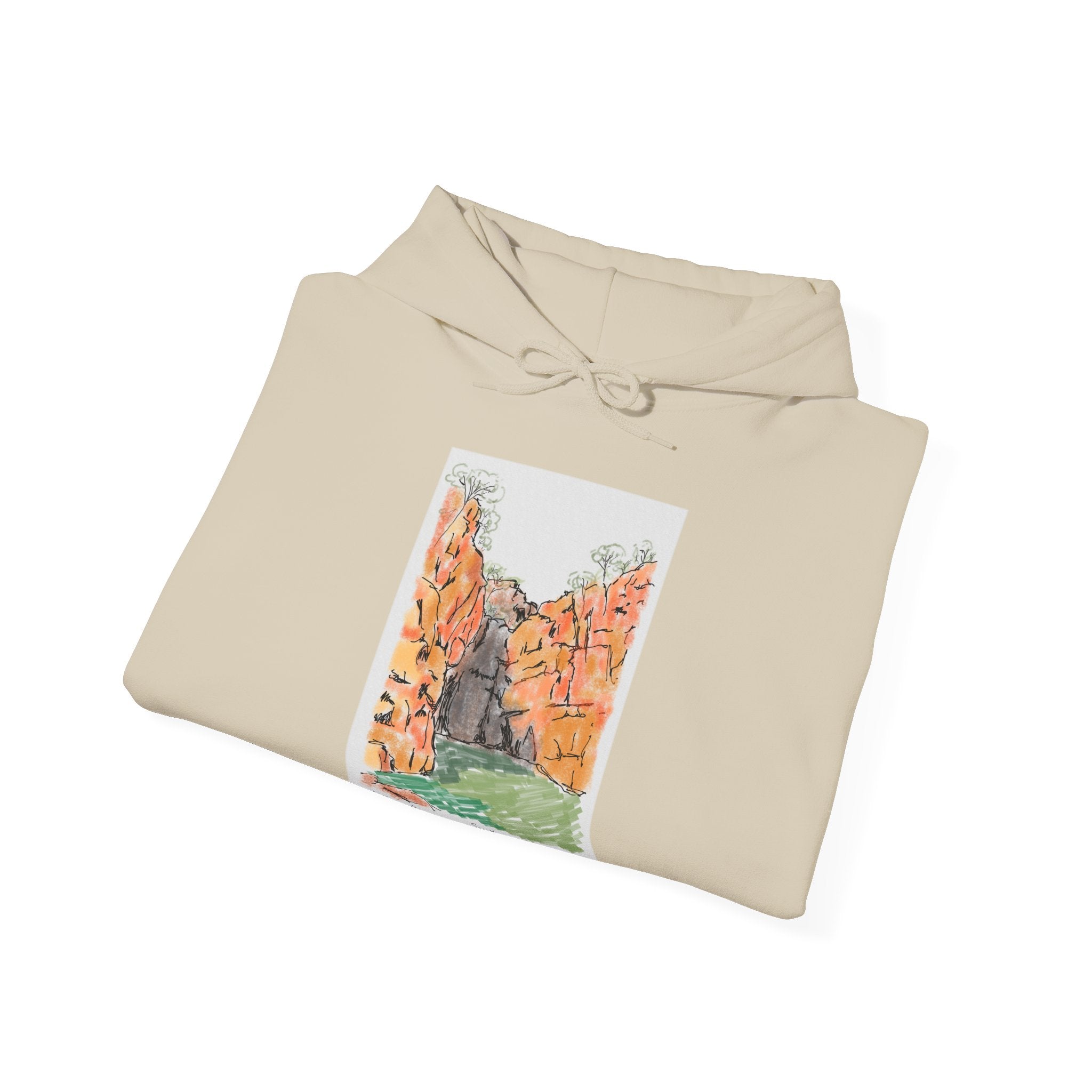 Southern Rockhole, Nitmiluk | Unisex Heavy Blend™ Hooded Sweatshirt Printify