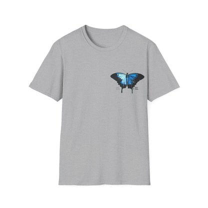 Ulysses Butterfly - Small design - Unisex Softstyle T-Shirt Printify