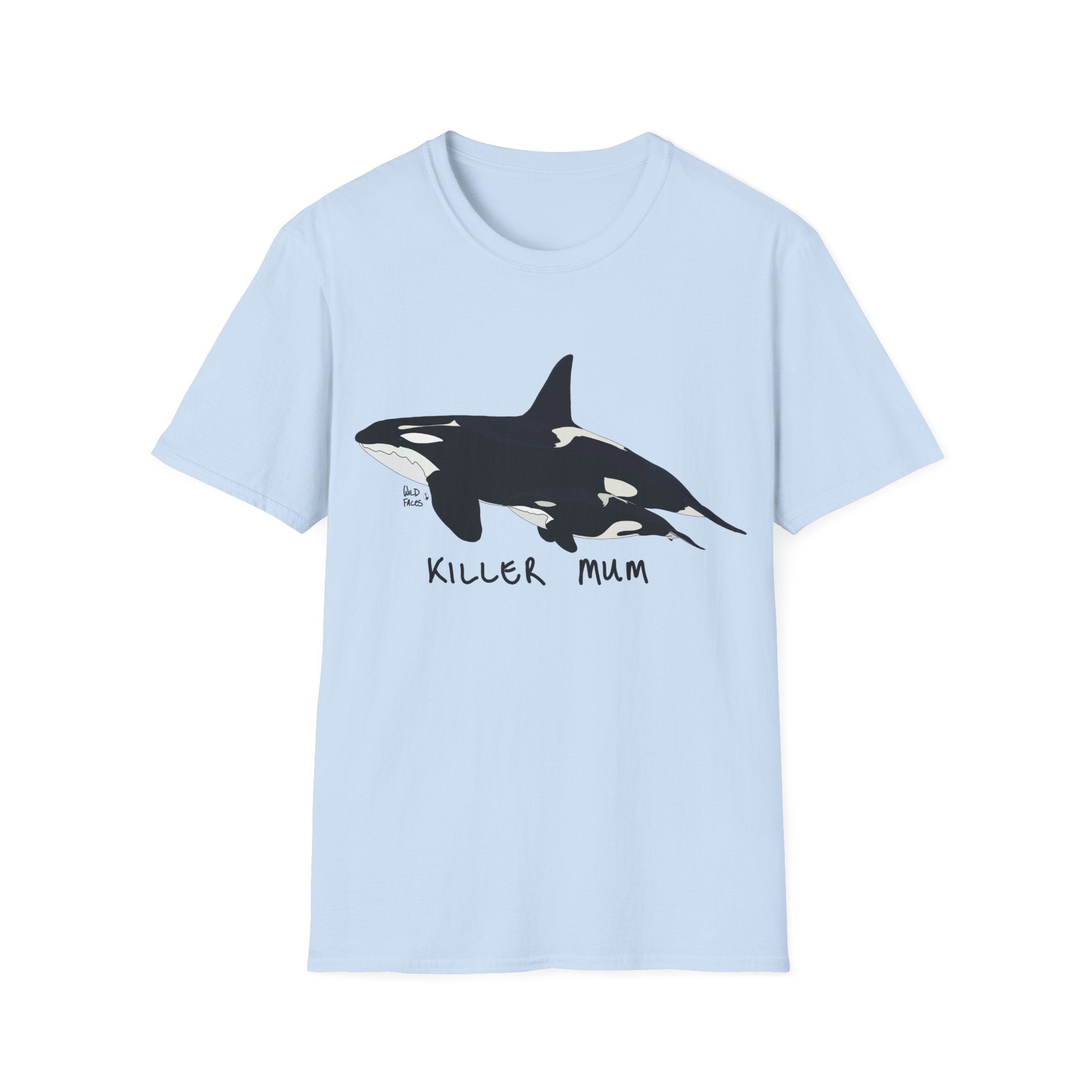 Killer Mum - Small design - Unisex Softstyle T-Shirt