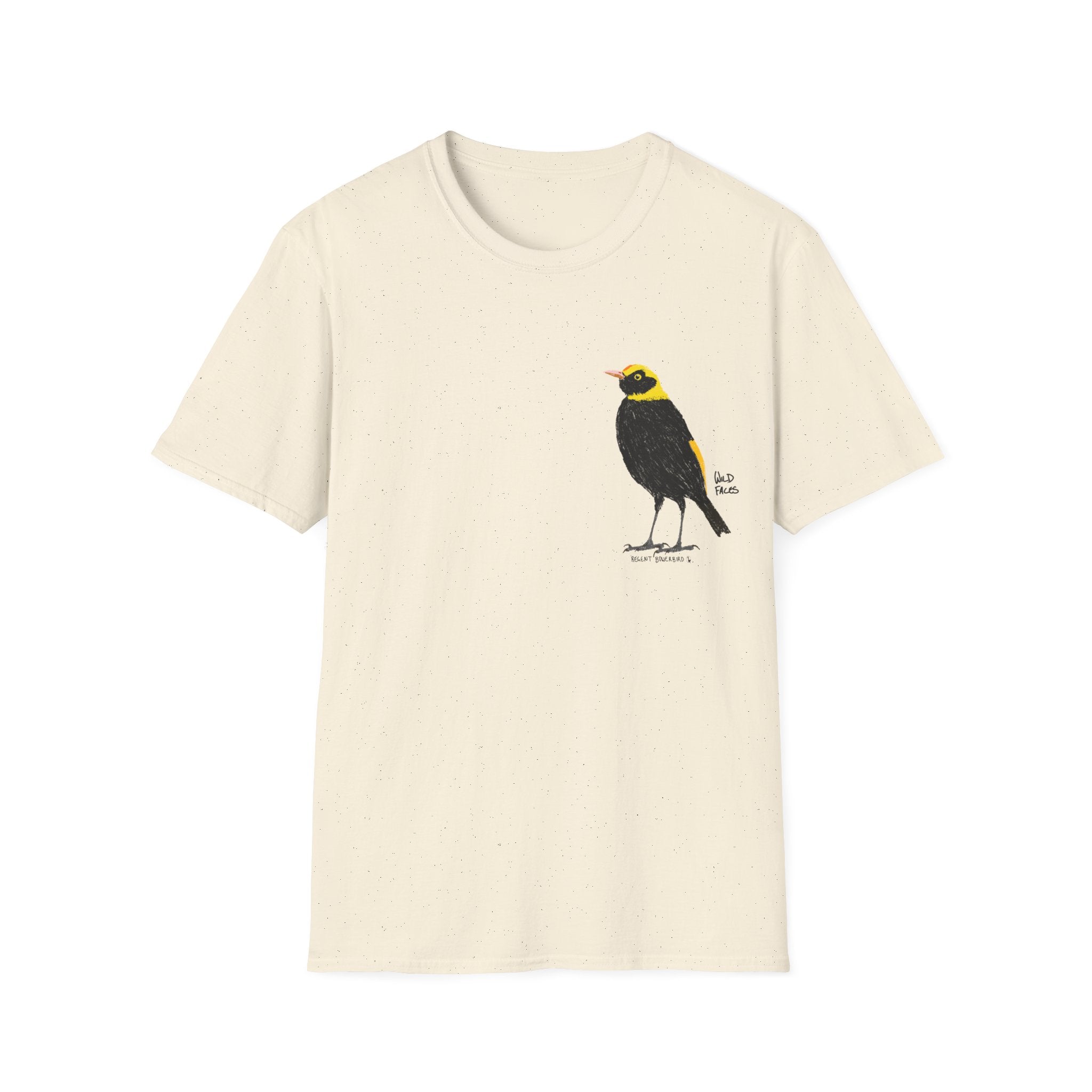 Regent Bowerbird - small design - Unisex Softstyle T-Shirt