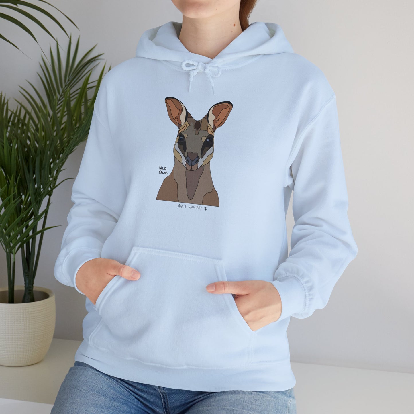 Agile Wallaby | Unisex Heavy Blend™ Hooded Sweatshirt