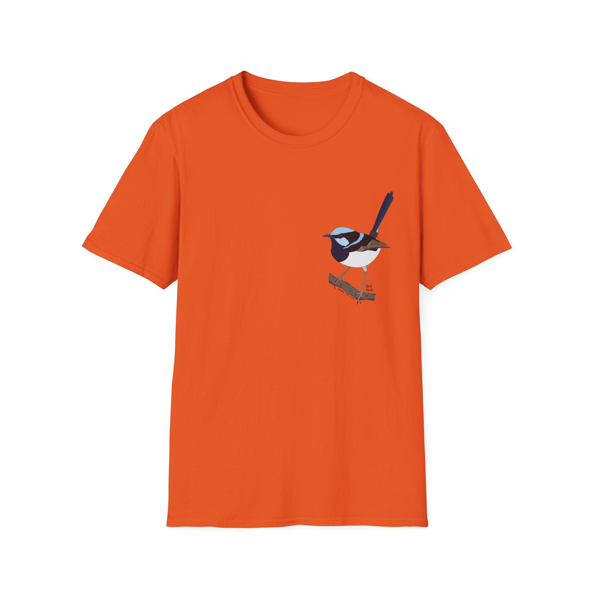 Superb Fairy-Wren - Small design - Unisex Softstyle T-Shirt