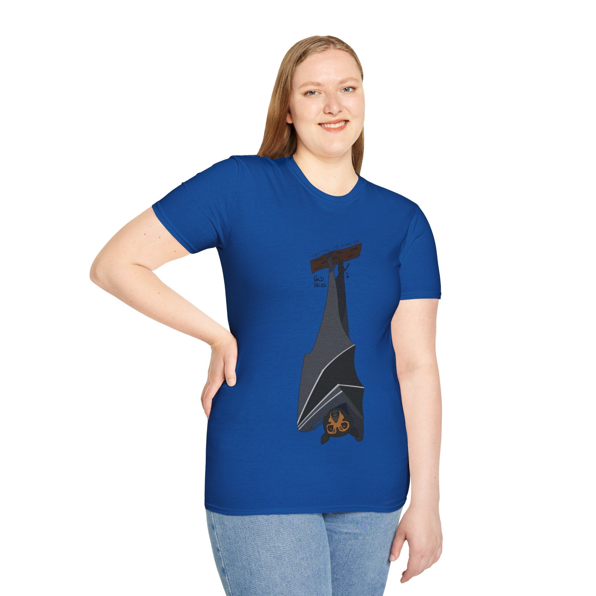 Spectacled Flying Fox - Unisex Softstyle T-Shirt Printify