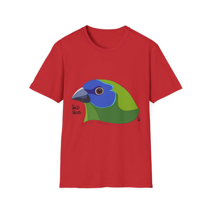 Blue-faced Parrotfinch - Unisex Softstyle T-Shirt Printify