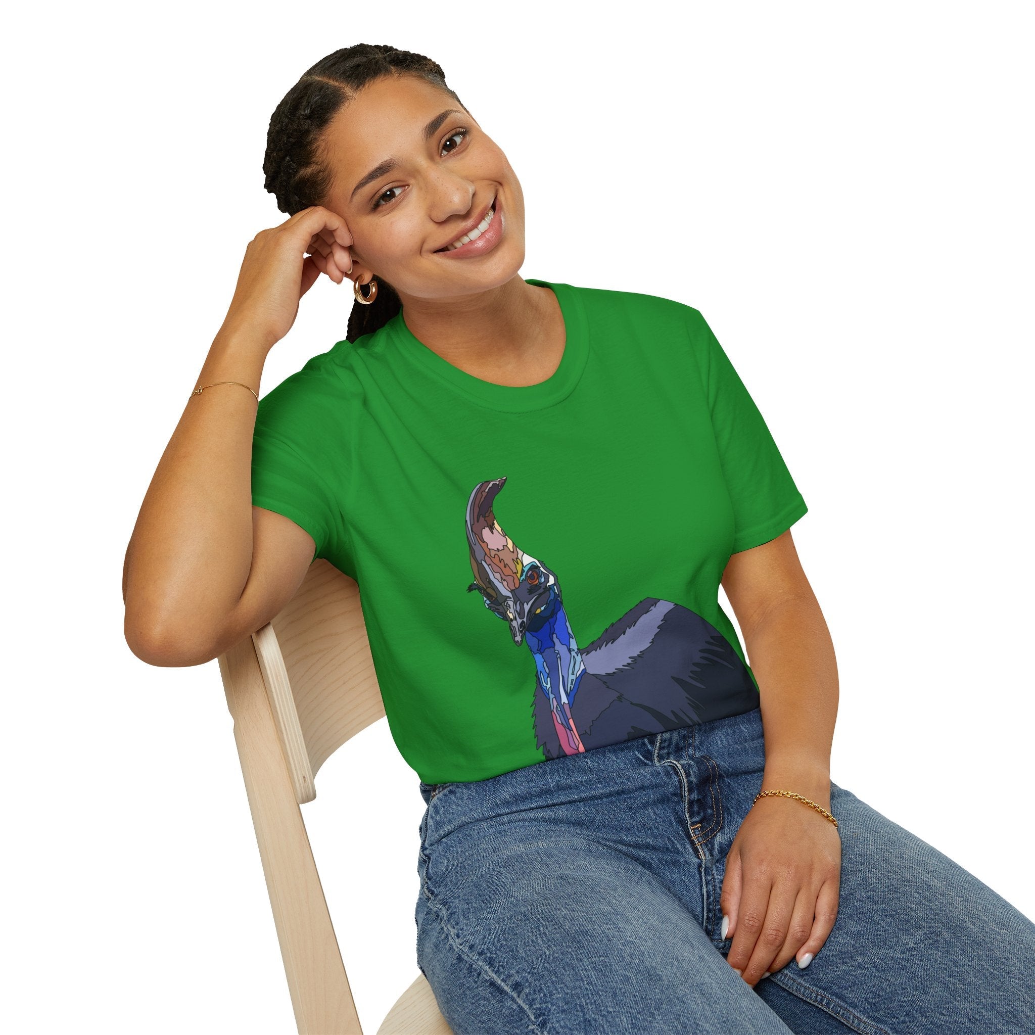 Southern Cassowary - Unisex Softstyle T-Shirt Printify