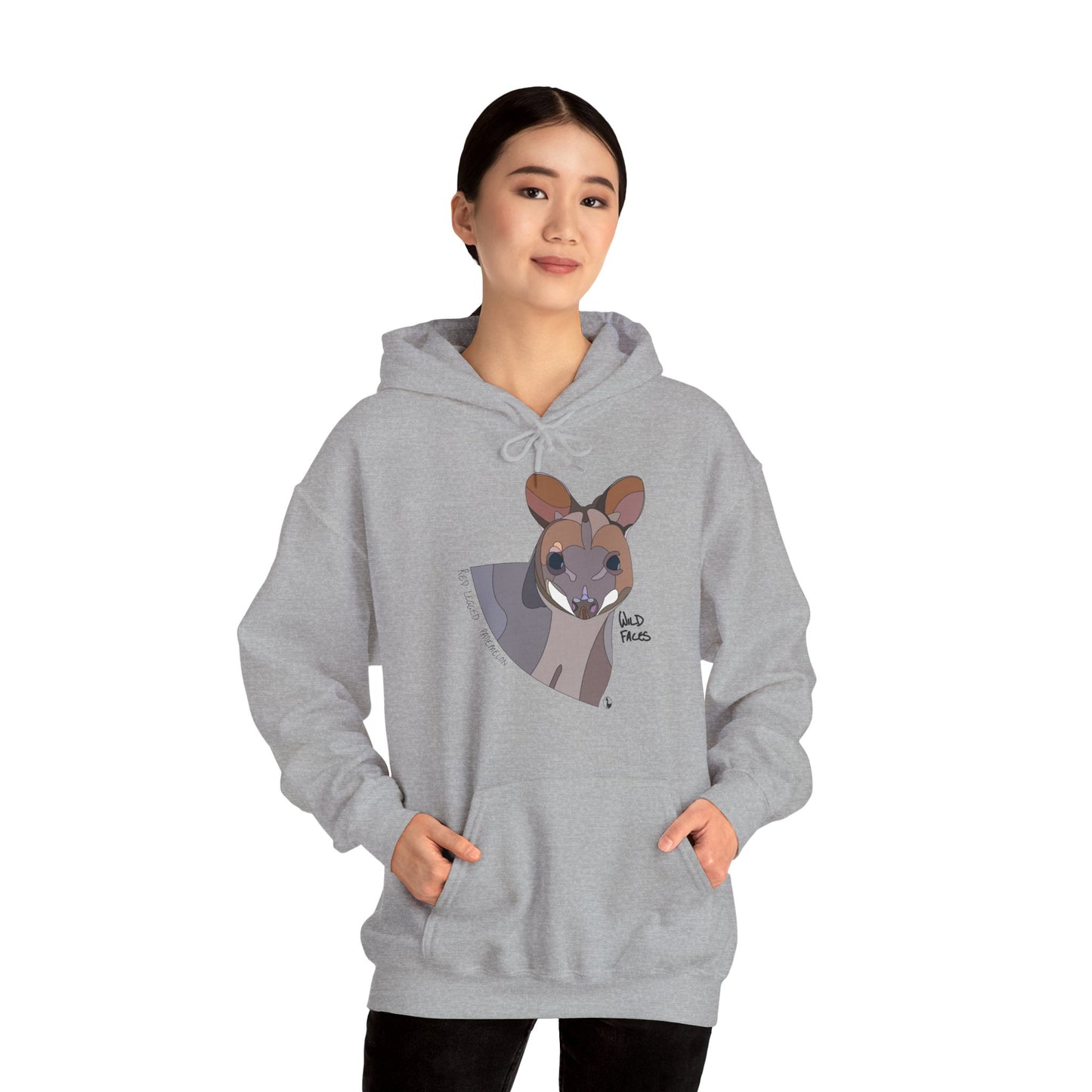 Red-legged Pademelon | Unisex Heavy Blend™ Hooded Sweatshirt