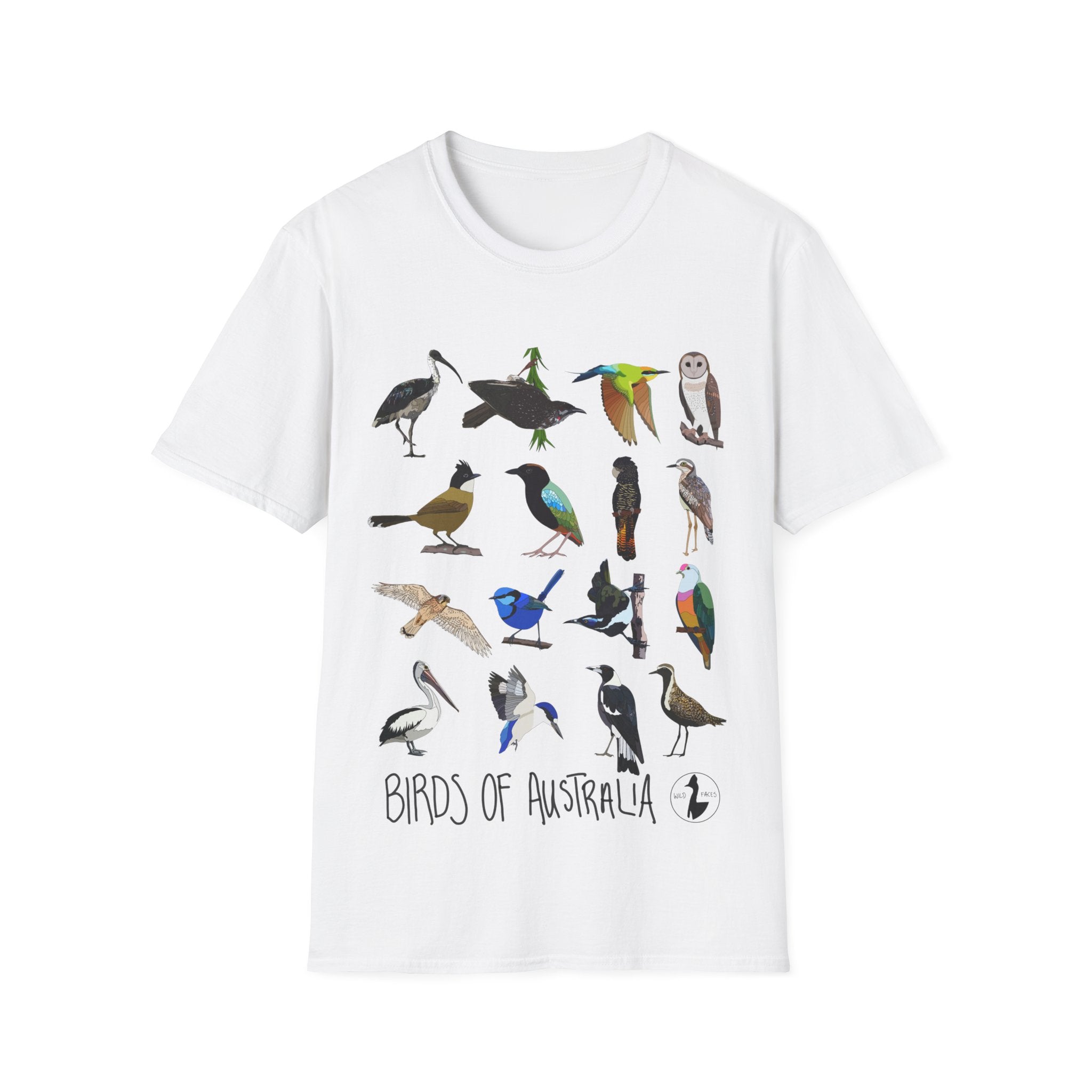 Birds of Australia 1 - Unisex Softstyle T-Shirt