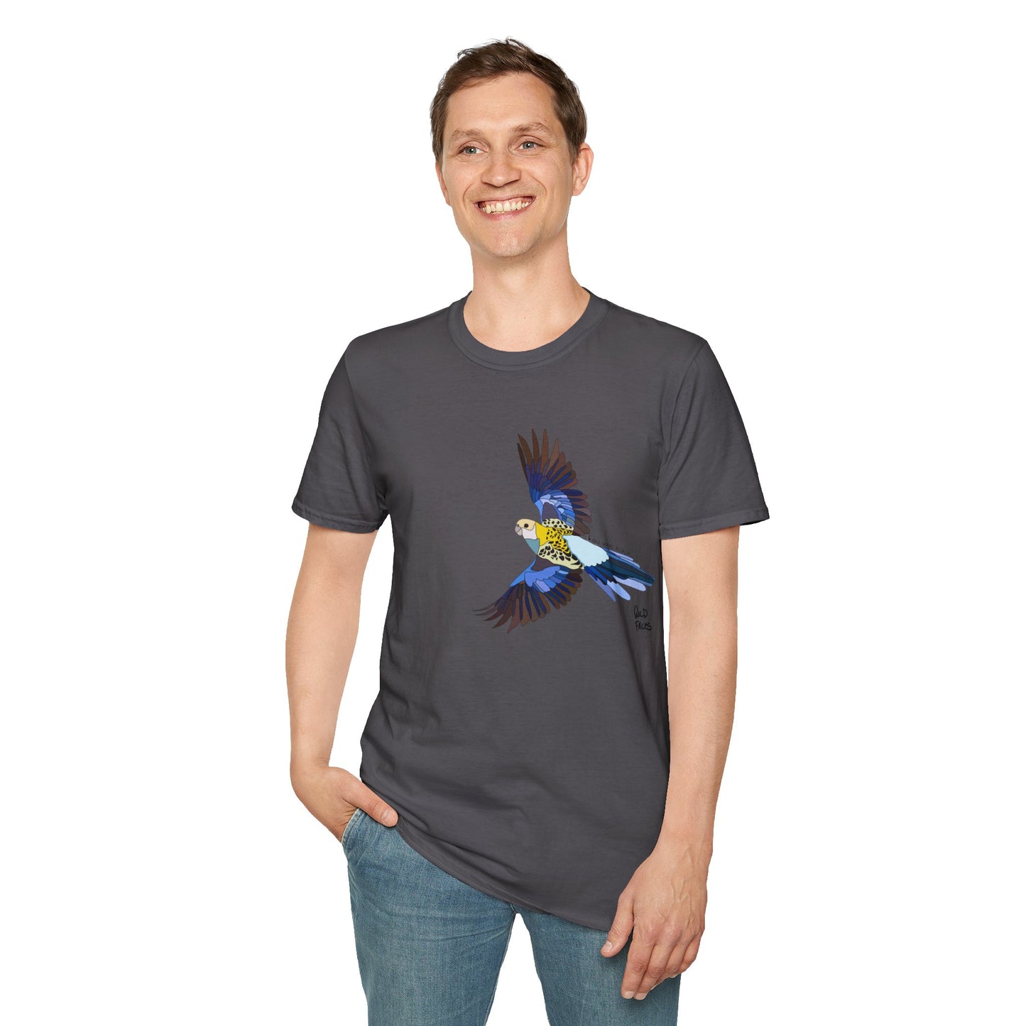 Pale-headed Rosella - Unisex Softstyle T-Shirt