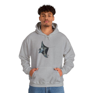 Reef Manta Ray | Unisex Heavy Blend™ Hooded Sweatshirt Printify