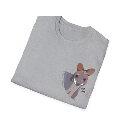 Red-legged Pademelon - Small design - Unisex Softstyle T-Shirt