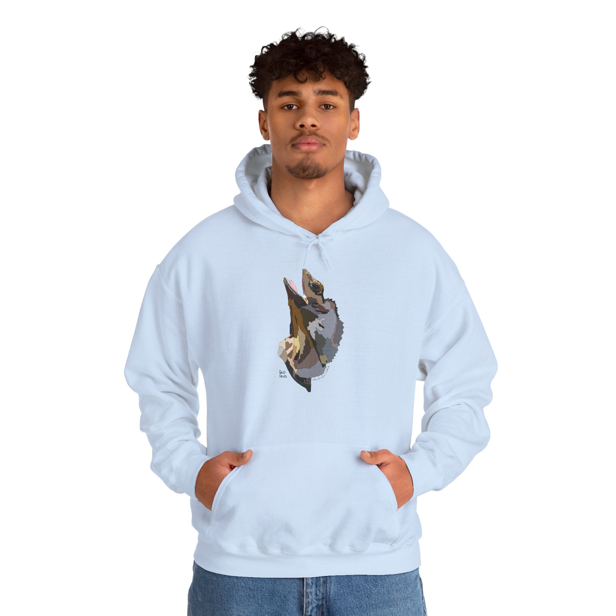Frilled-neck Lizard | Unisex Heavy Blend™ Hooded Sweatshirt Printify