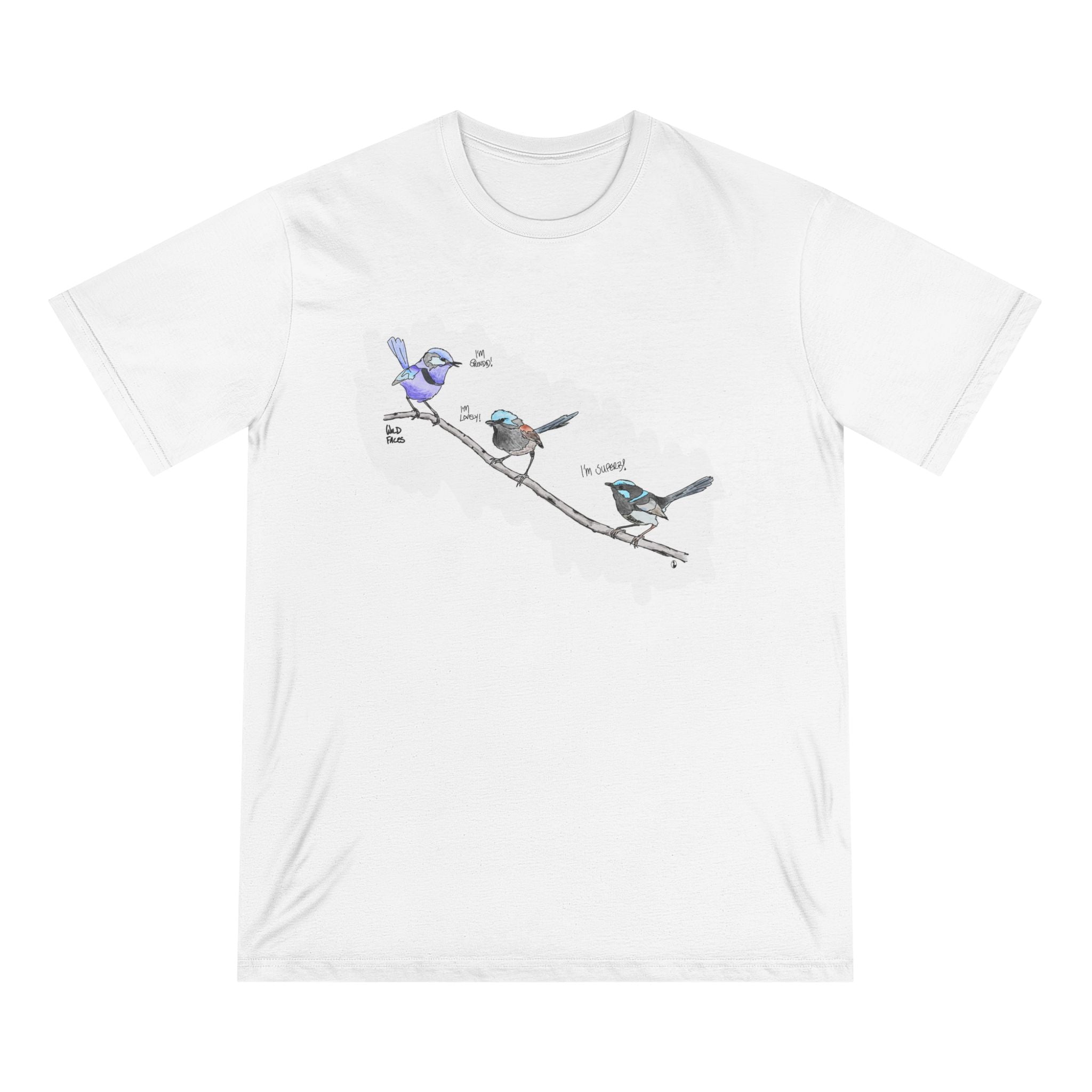 A trio of Fairy-wrens (splendid, superb and lovely) | Organic Staple T-shirt