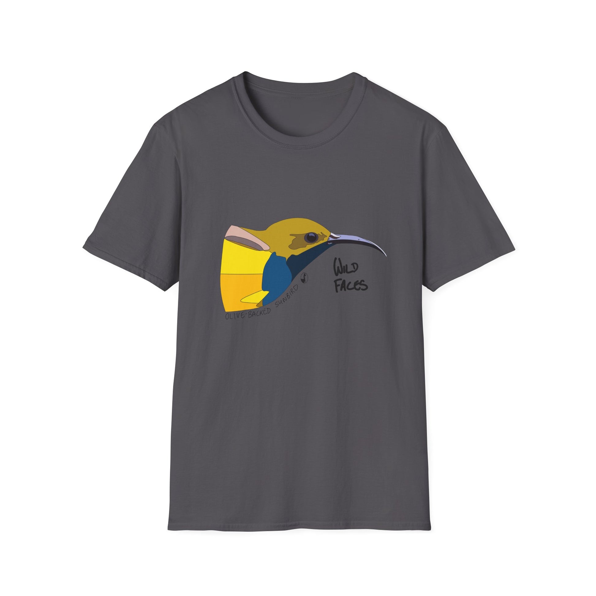 Olive-backed Sunbird - Unisex Softstyle T-Shirt Printify