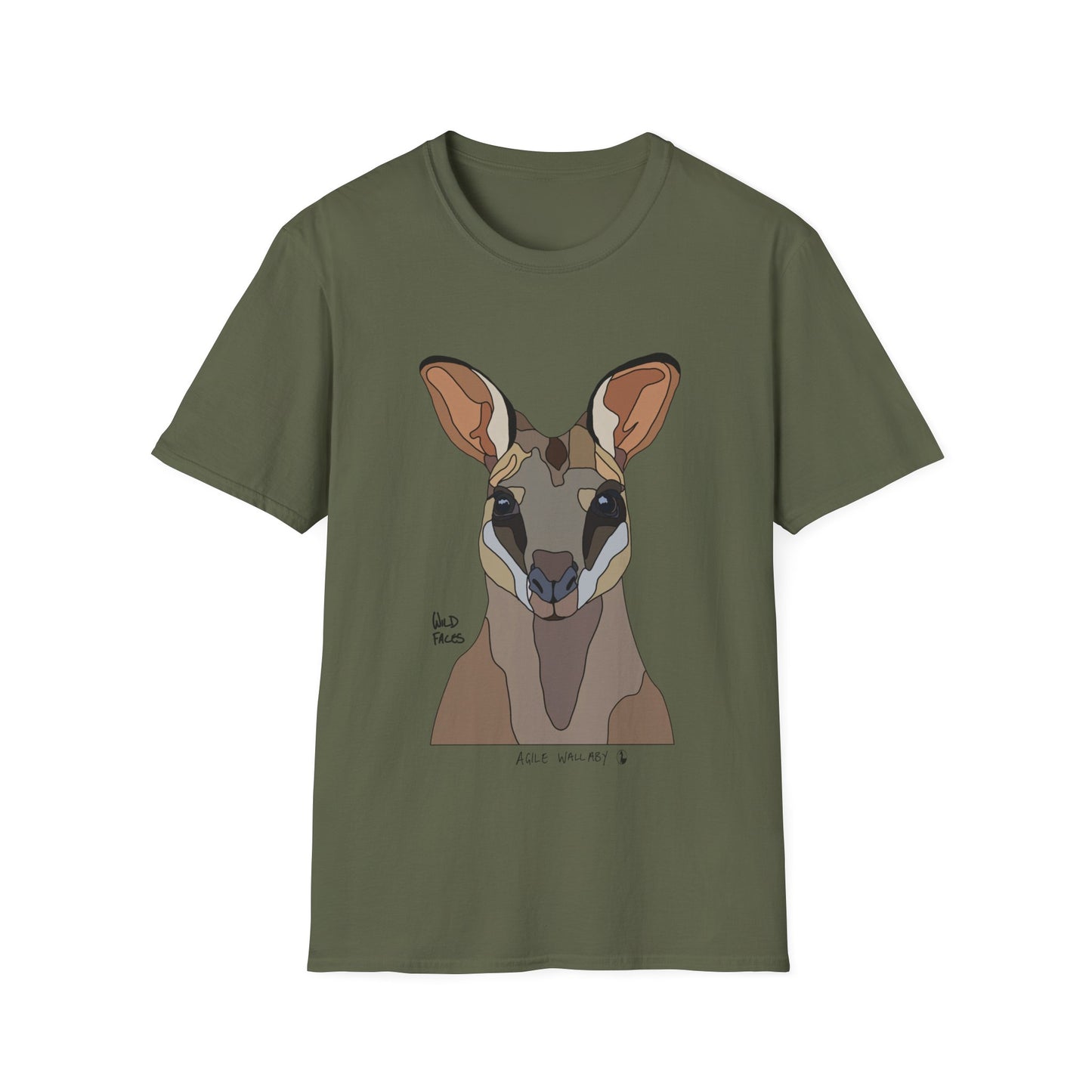 Agile Wallaby - Unisex Softstyle T-Shirt