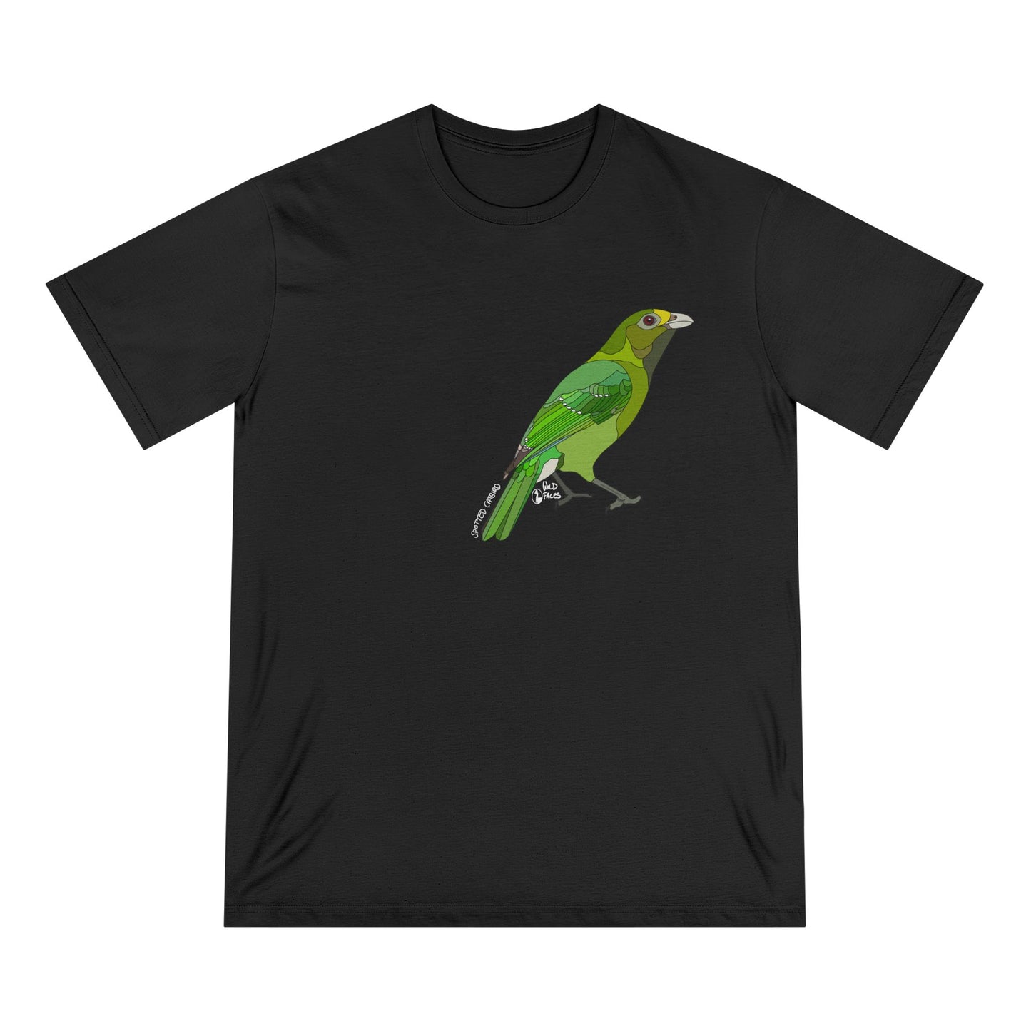 Spotted Catbird- Small design | Organic Staple T-shirt