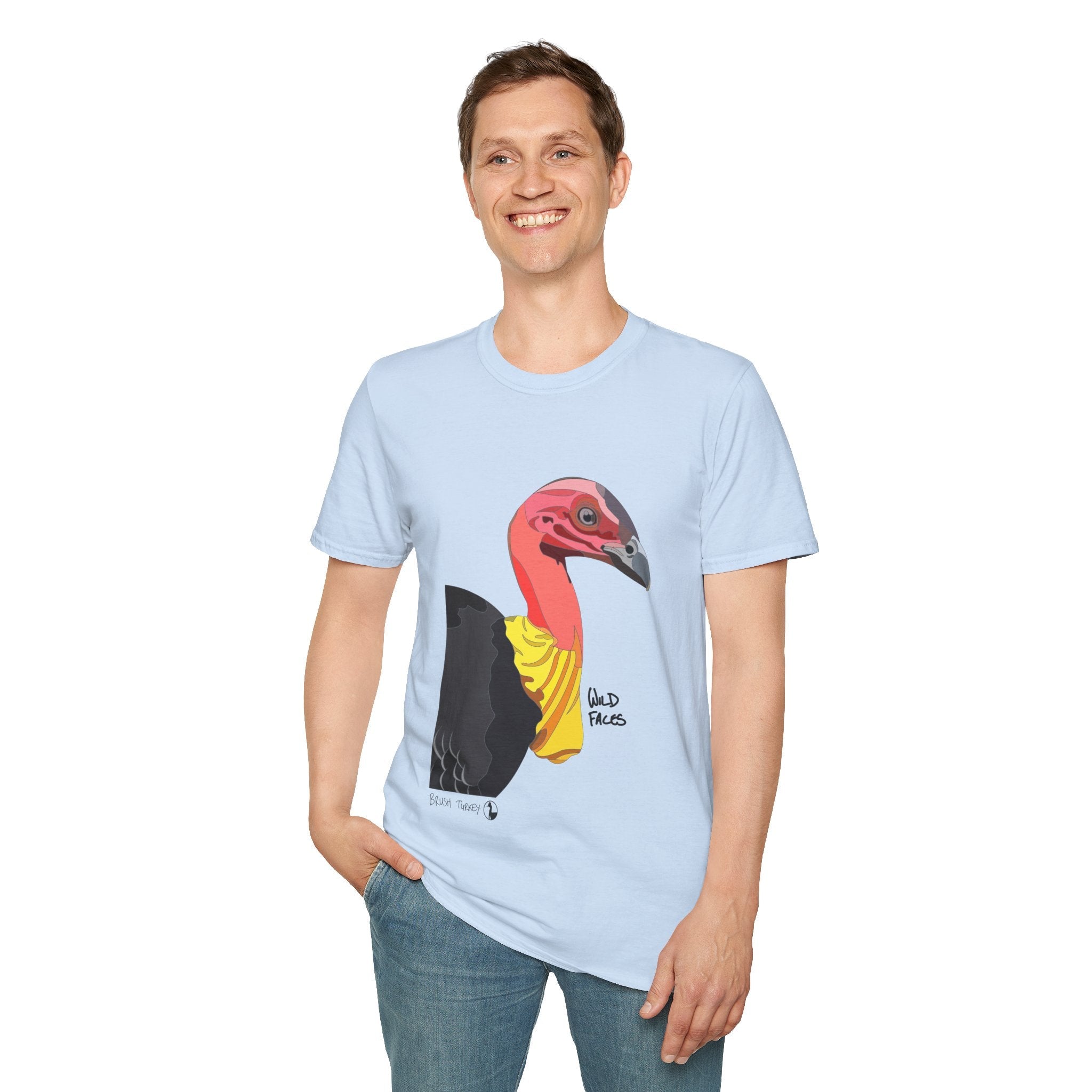 Australian Brushturkey - Unisex Softstyle T-Shirt Printify