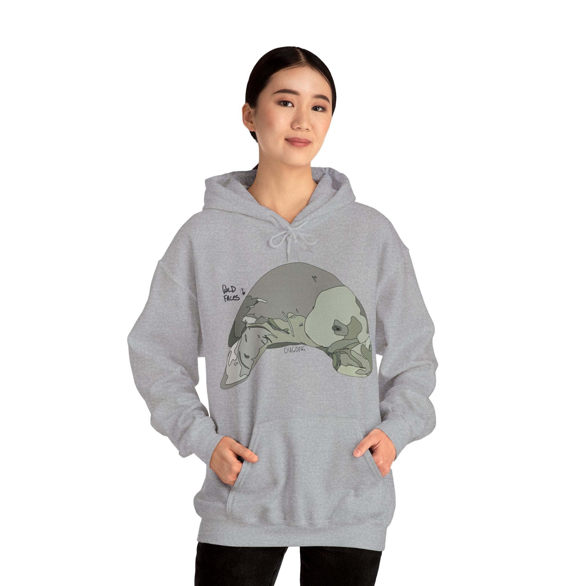 Dugong | Unisex Heavy Blend™ Hooded Sweatshirt Printify