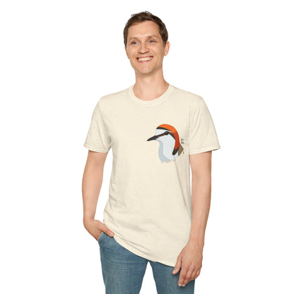 Red-capped Plover- Small design - Unisex Softstyle T-Shirt