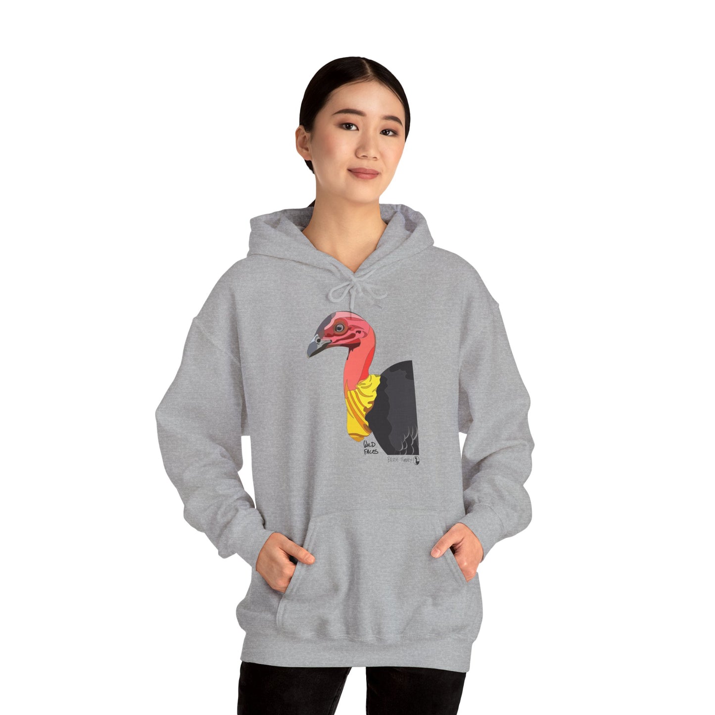 Australian Brush-turkey | Unisex Heavy Blend™ Hooded Sweatshirt