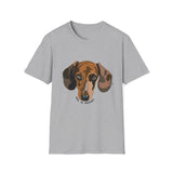 Dachshund (Keen as mustard) - Unisex Softstyle T-Shirt