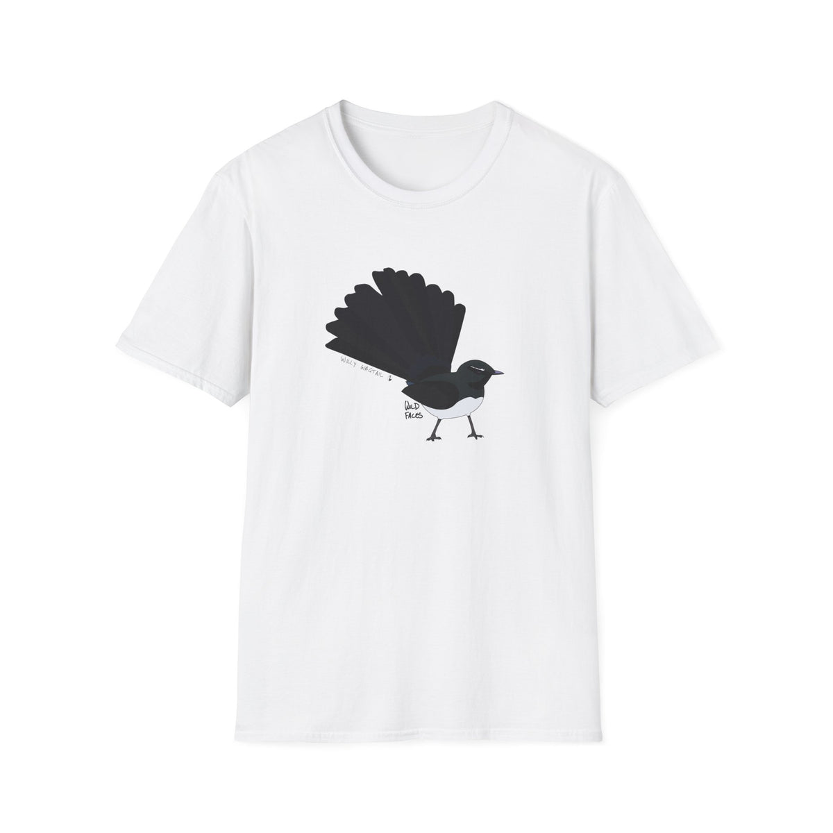 Willy Wagtail - Unisex Softstyle T-Shirt