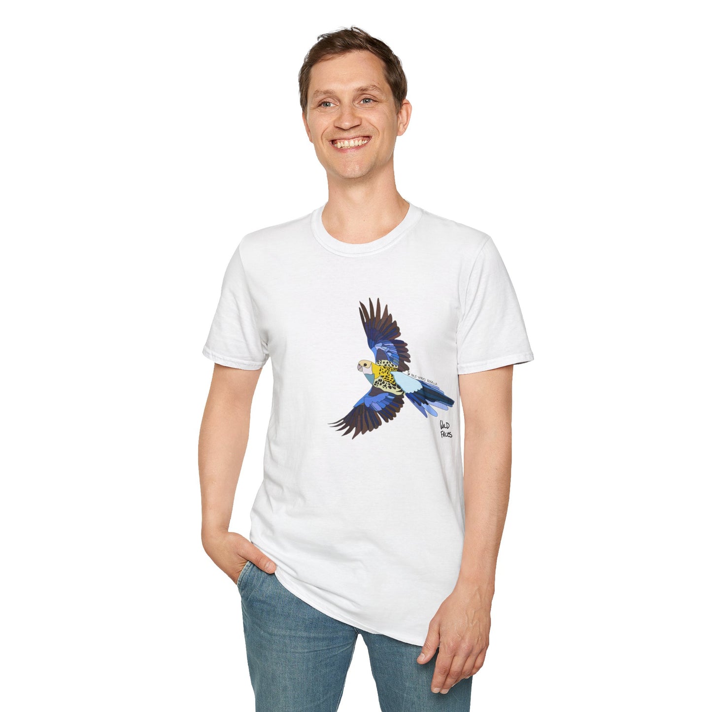 Pale-headed Rosella - Unisex Softstyle T-Shirt